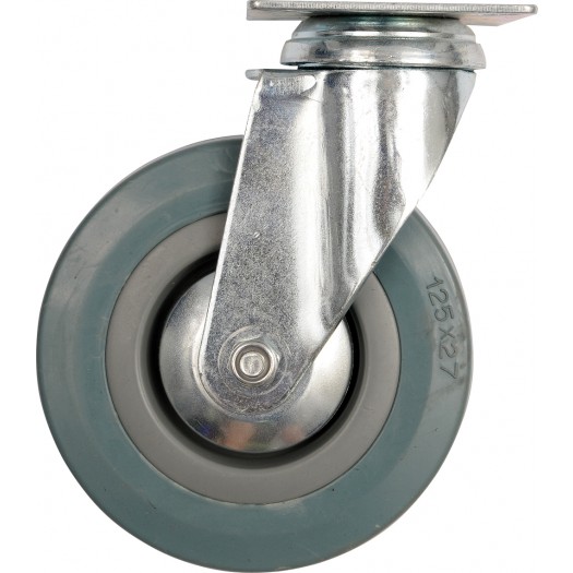 T87361 KOTAČ OKRETNI FI 50/20 KG SIVA GUMA