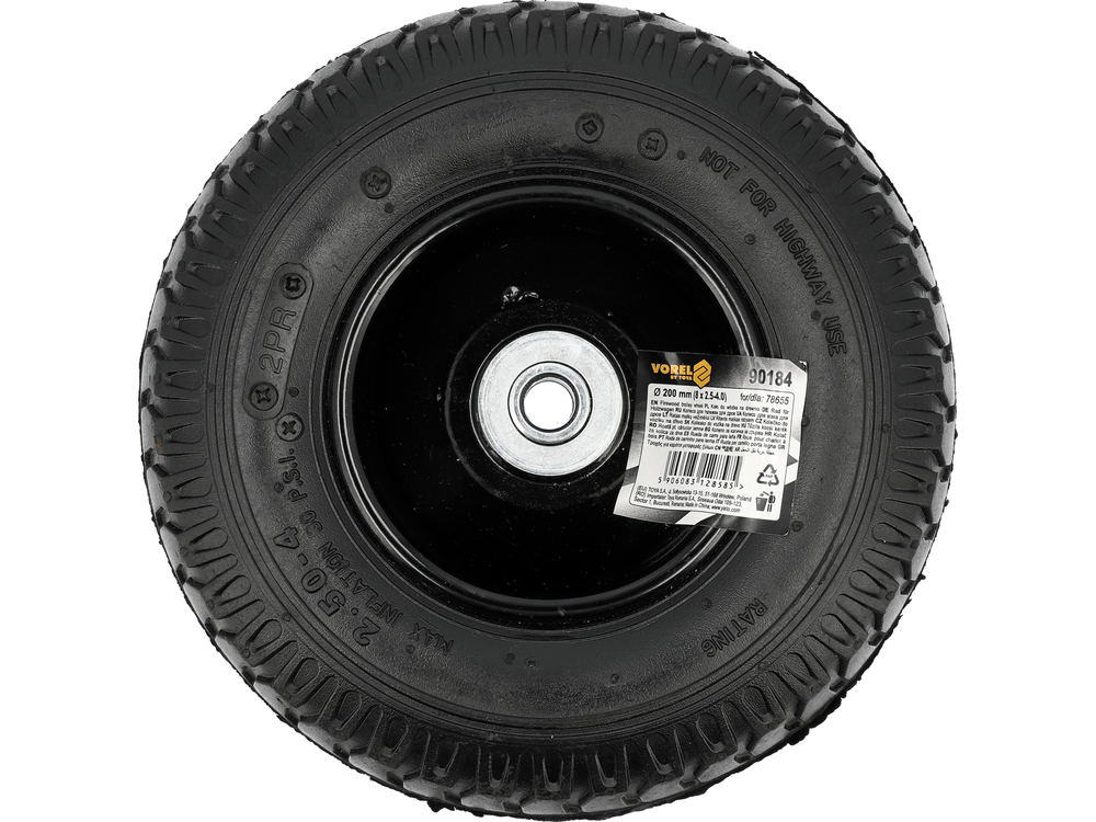 T90184 KOTAČ ZA RUČNA KOLICA FI 200mm 8X2,5-4