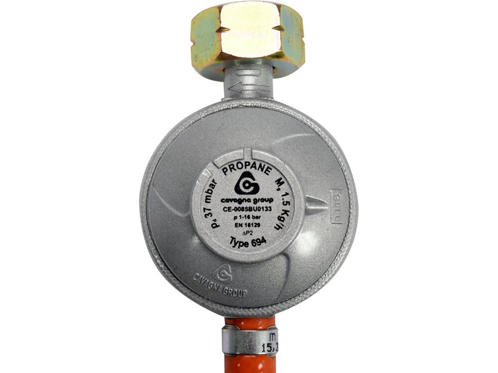 CRIJEVO ZA PLIN S REGULATOROM 1,5M 37mbar
