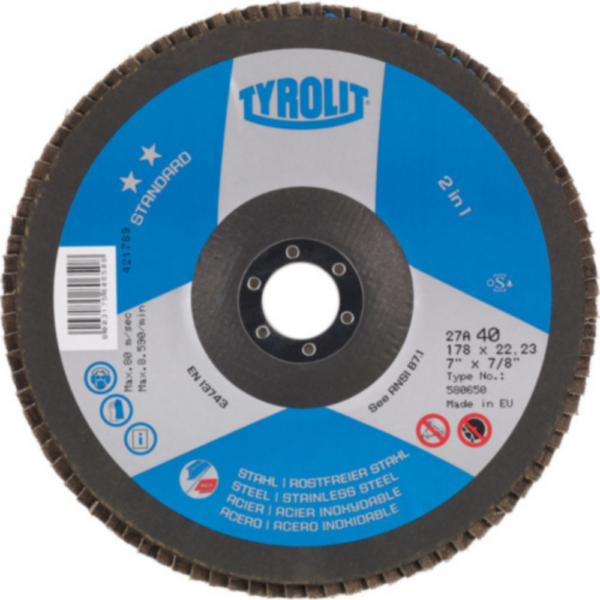 TYROLIT LAMELARNI BRUSNI DISK 115X22 ZA120 KOSI