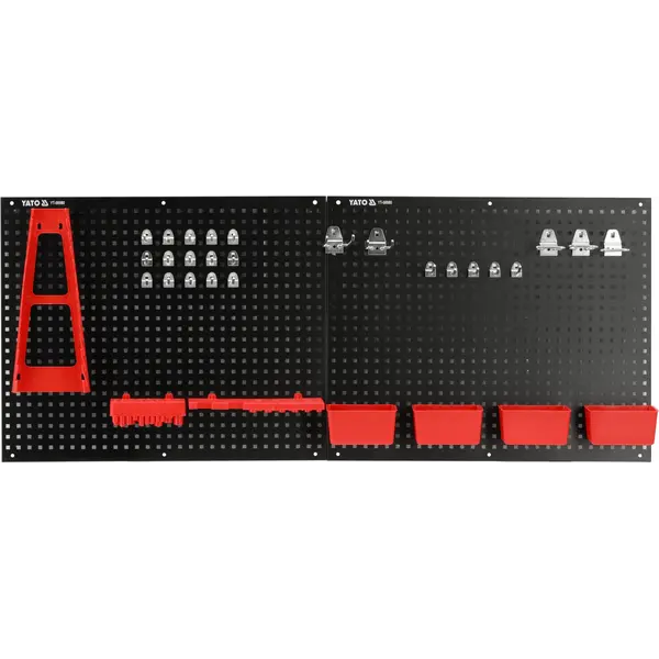 TYT-08980 ZIDNA PLOČA ZA POHRANU ALATA 2 KOM 550x455x8 MM