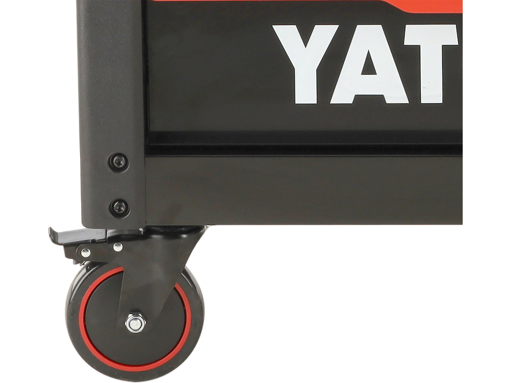 TYT-09005 KOLICA ZA ALAT S DRVENOM RADNOM PLOČOM, 12 LADICA 1125X100X480mm