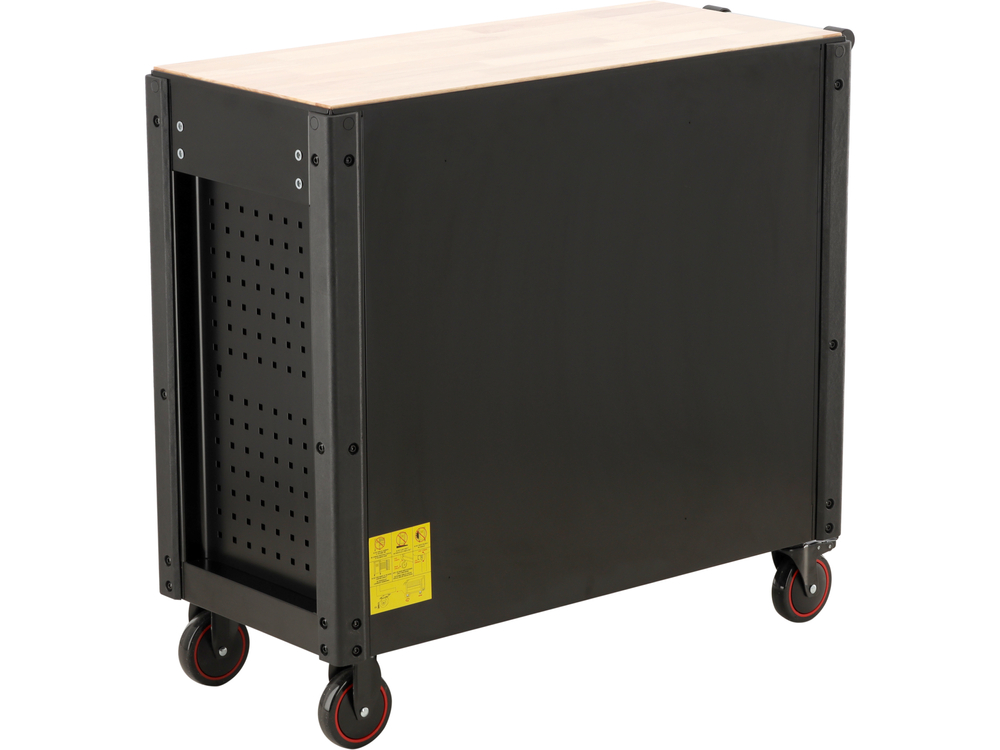 TYT-09005 KOLICA ZA ALAT S DRVENOM RADNOM PLOČOM, 12 LADICA 1125X100X480mm