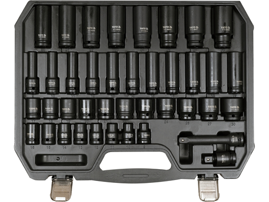 TYT-10555 NASADNI KLJUČ UDARNI KOVANI U GRT 1/2" 40 DIJ. 9-30 KRATKI + PRODUŽENI