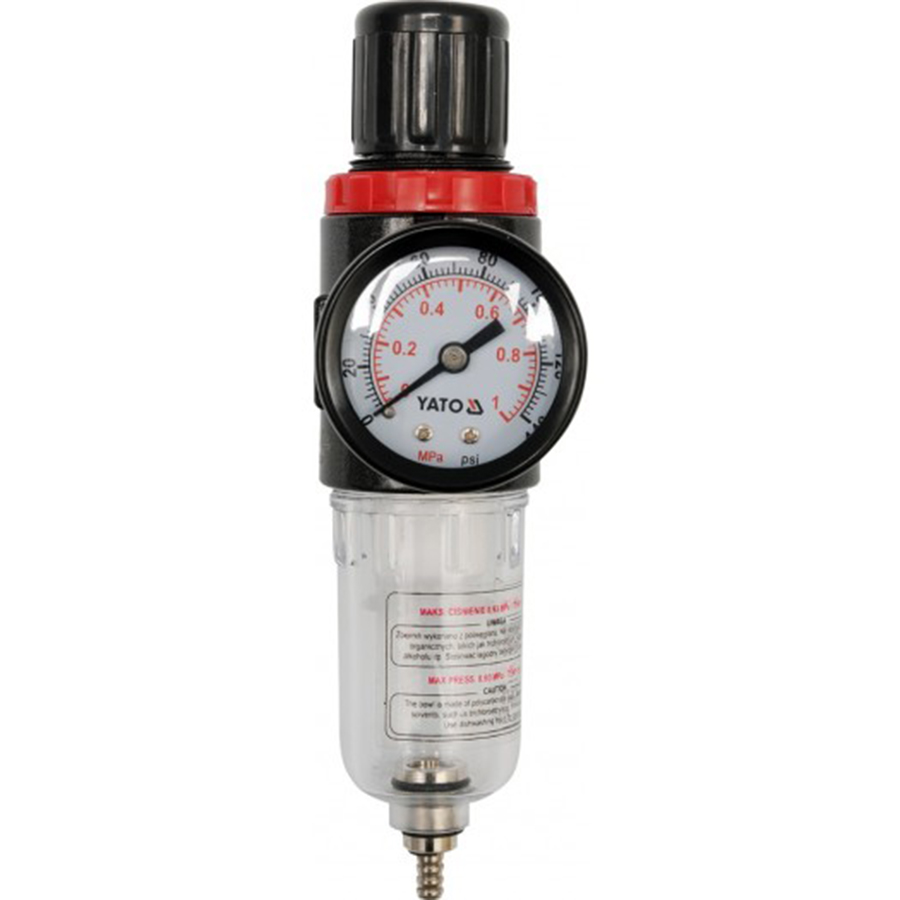 REGULATOR ZRAKA S MANOMETROM I FILTROM 1/4" 15cm3