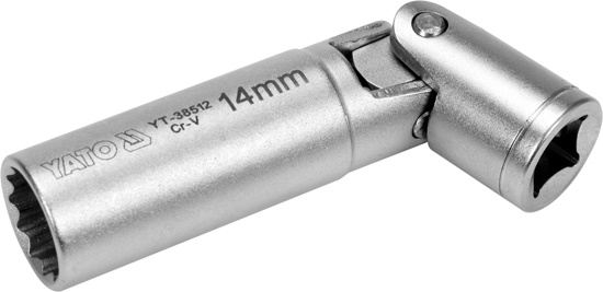 KLJUČ ZA SVIJEĆICE YATO 3/8" (9,5MM) 14MM MAGNET
