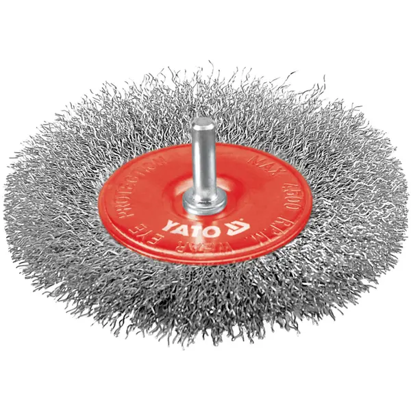 TYT-4758 ŽIČANA ČETKA ROTAC. INOX FI 100MM ZA BUŠILICU