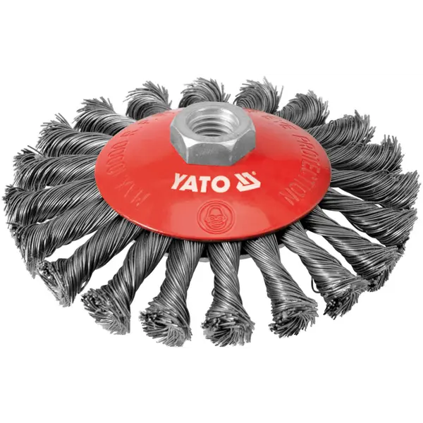 TYT-4764 ŽIČANA ČETKA ROTAC. INOX FI 125MM M14