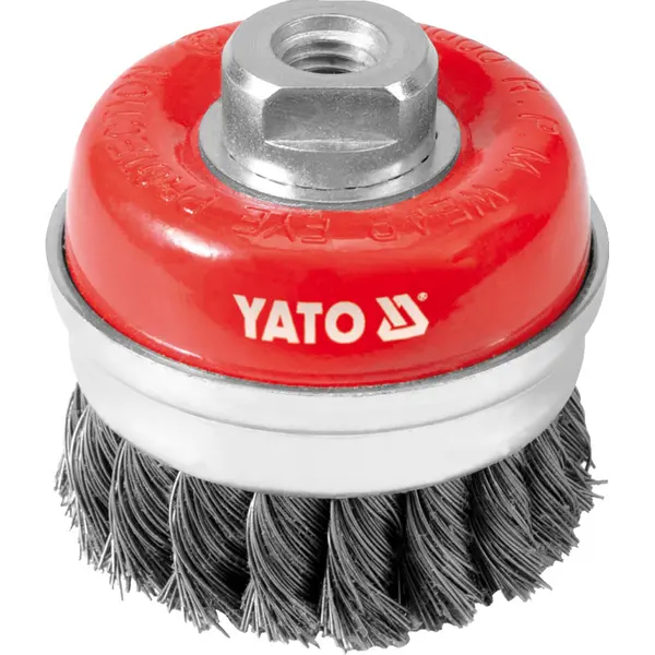 TYT-4768 ŽIČANA ČETKA LONČASTA PLETENA INOX FI 75MM M14