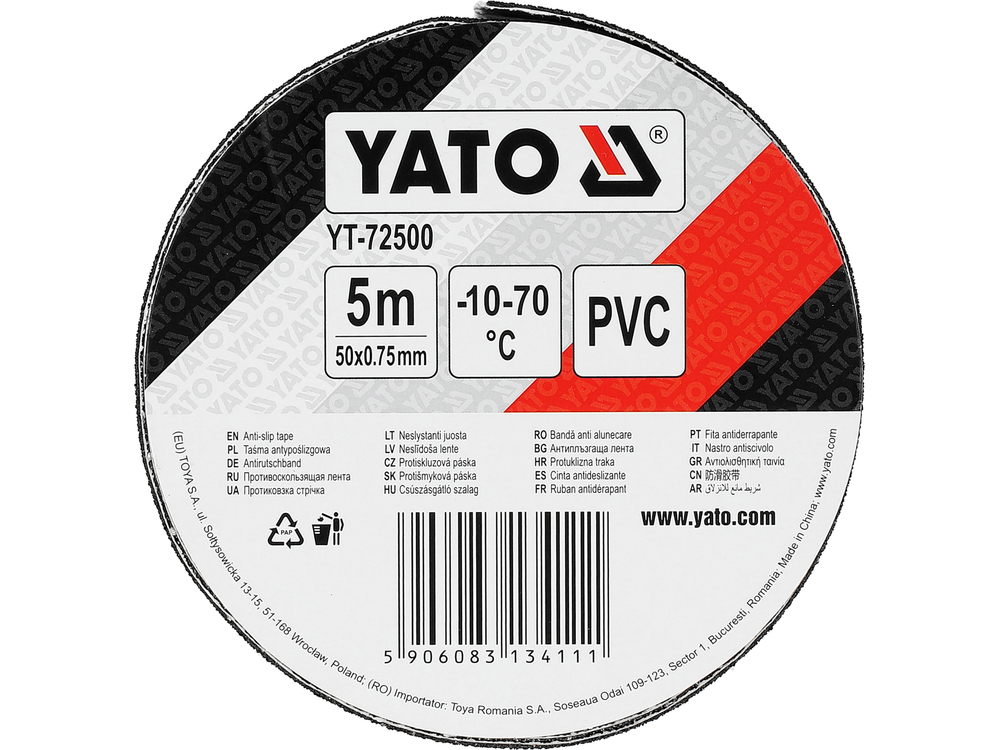 TYT-72500 TRAKA PROTUKLIZNA SAMOLJEPLJIVA 50MM X 5M
