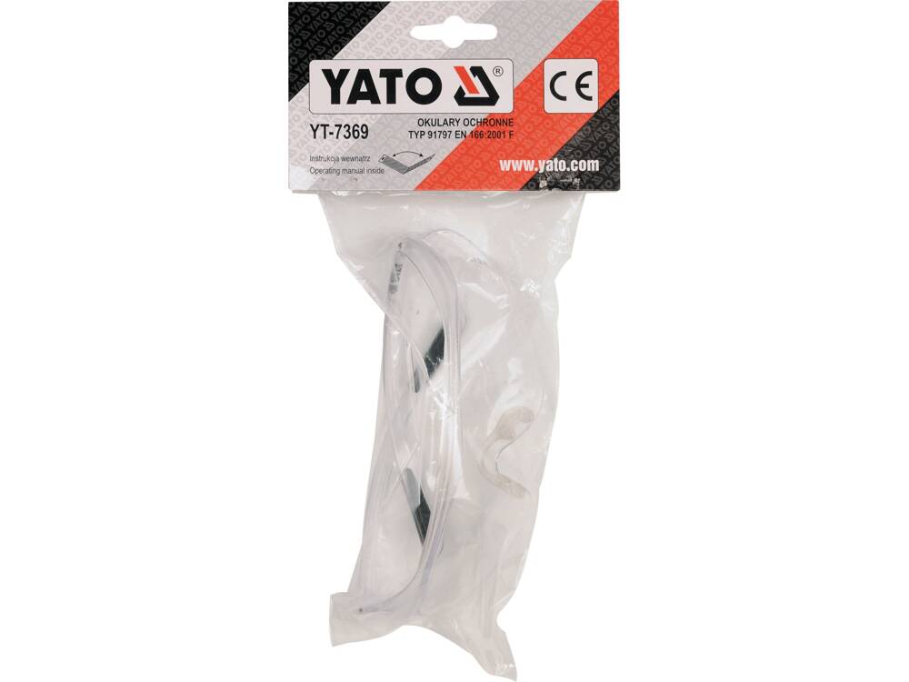 TYT-7369 ZAŠTITNE NAOČALE YATO 7369  PROZIRNE