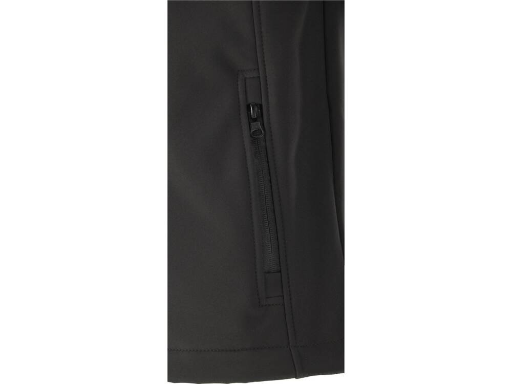 JAKNA SOFTSHELL CRNA S KAPULJAČOM "S" 320g/m2 TPU