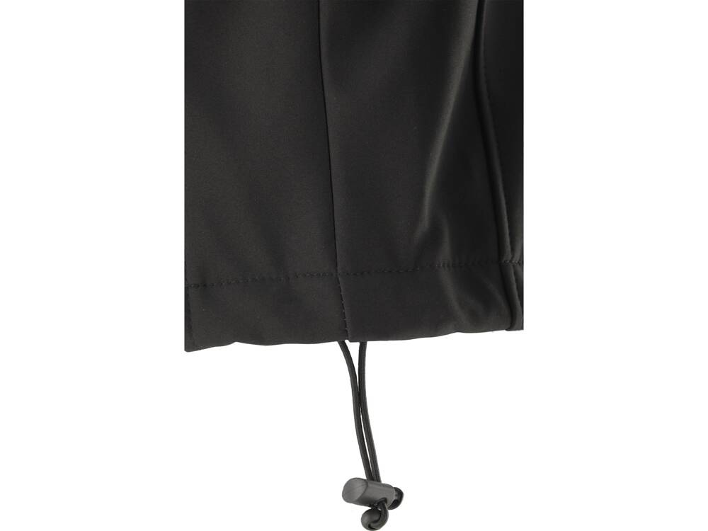 JAKNA SOFTSHELL CRNA S KAPULJAČOM "S" 320g/m2 TPU