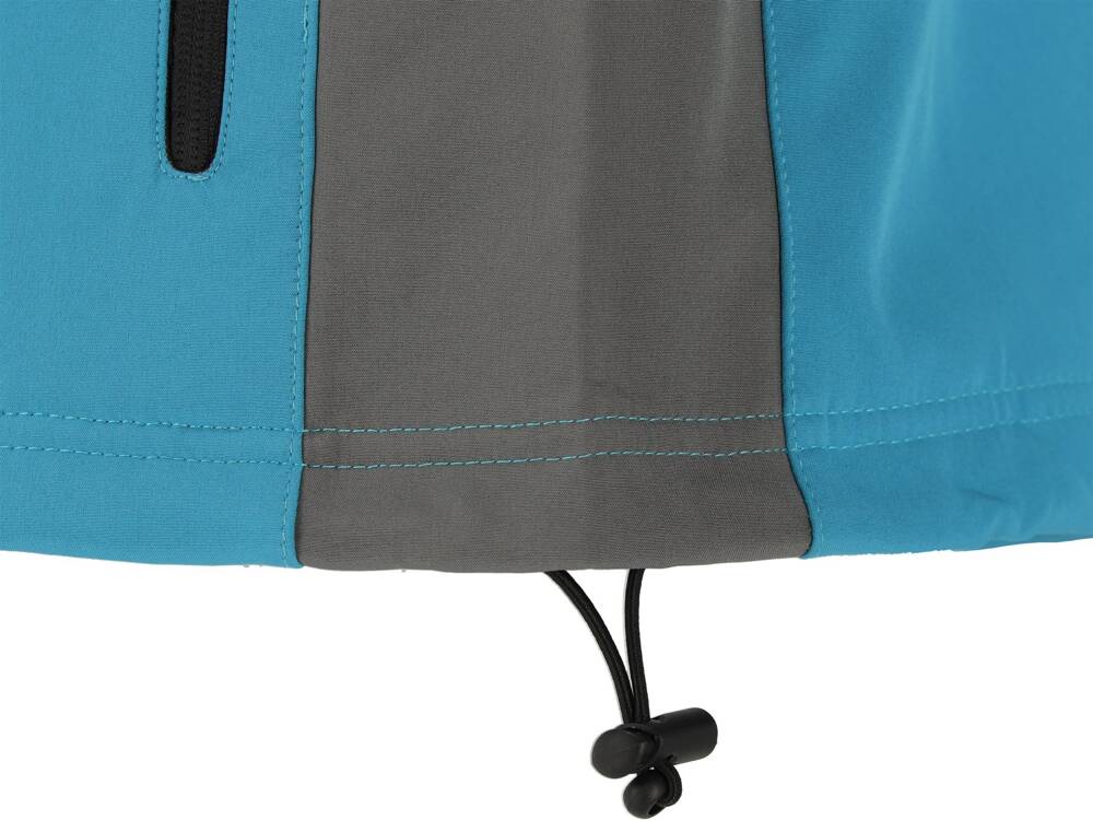 TYT-79564 JAKNA SOFTSHELL PLAVA S KAPULJAČOM "XXL" 320g/m2 TPU