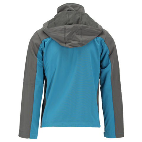 TYT-79564 JAKNA SOFTSHELL PLAVA S KAPULJAČOM "XXL" 320g/m2 TPU