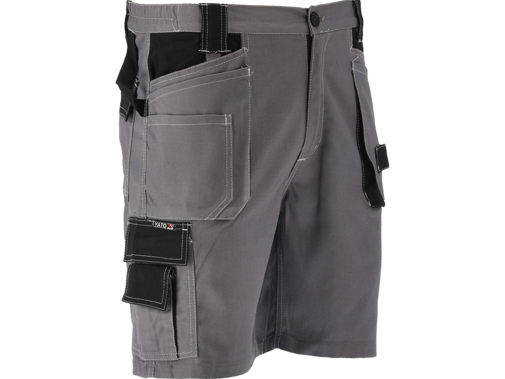 TYT-80940 RADNE BERMUDE YATO, SIVO-CRNE, vel. XXL
