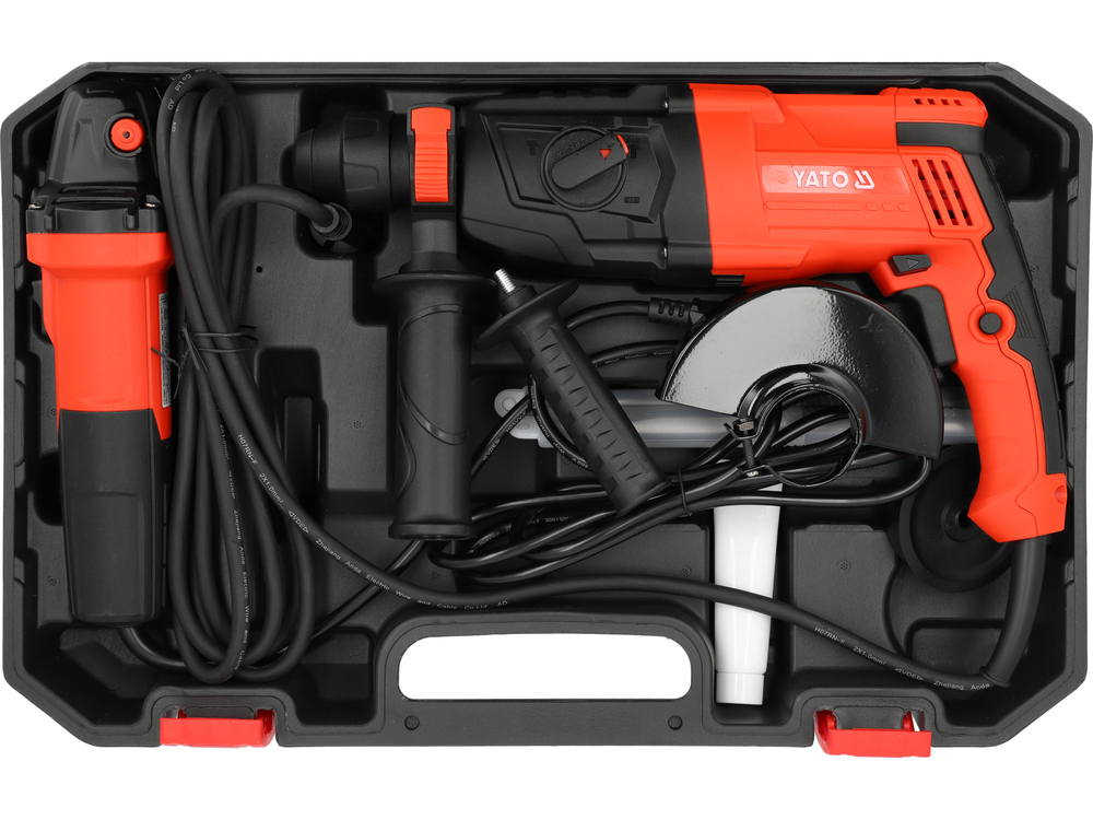 TYT-821200 BUŠILICA UDARNA SDS+ 3,2J + KUTNA BRUSILICA 750W 125mm