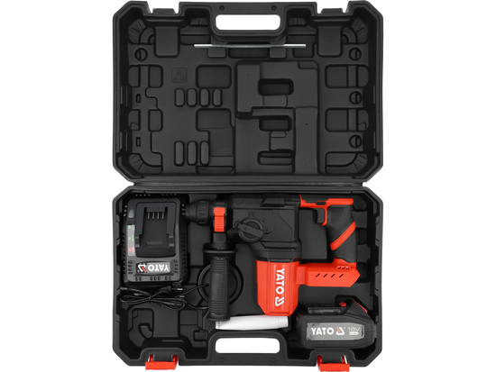 TYT-827721 AKU UDARNA BUŠILICA SDS+ 18V, 2,5J KOFER 1x4Ah