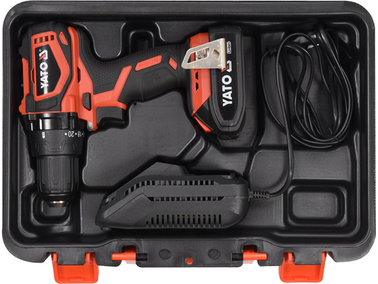 TYT-82794 AKU BUŠILICA 18V 2,0Ah MOTOR BEZ ČETKICA-KOFER