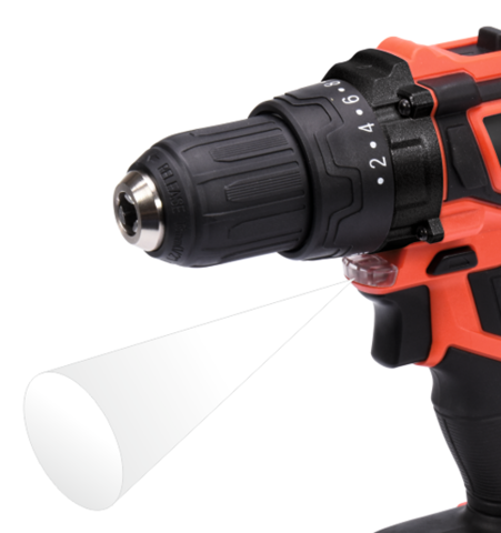 TYT-82794 AKU BUŠILICA 18V 2,0Ah MOTOR BEZ ČETKICA-KOFER