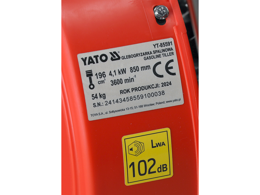 TYT-85591 BENZINSKA KOPAČICA 35/85CM 4,1kW - LONCIN