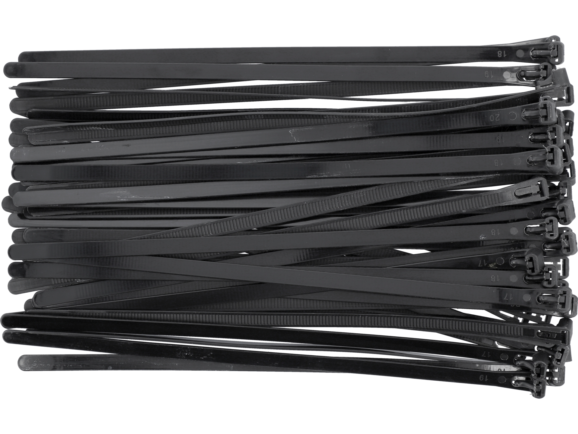 TYT-70675 VEZICA PVC CRNA 7,6X300 VIŠEKRATNA 50/1