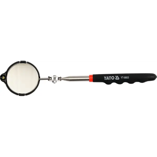 TYT-0663 OGLEDALO TELESKOP S LED LAMPOM INOX FI 54MM 265-920 MM