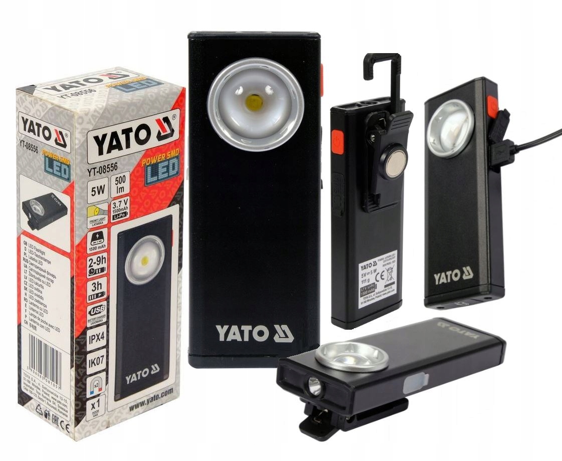 TYT-08556 LED RADNA SVJETILJKA 500LM 3,7V 1500MAH PUNJIVA