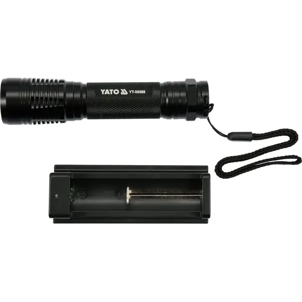 TYT-08568 SVJETILJKA RUČNA 6W 500lm 200m DOSEG LED USB XP G3 PUNJIVA