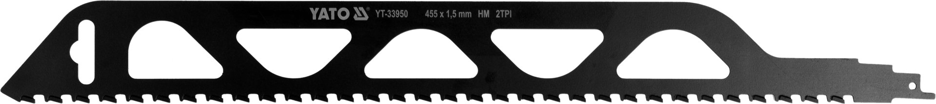 LIST SABLJASTE PILE 455MM HM  ZA SIPOREX/CIGLU