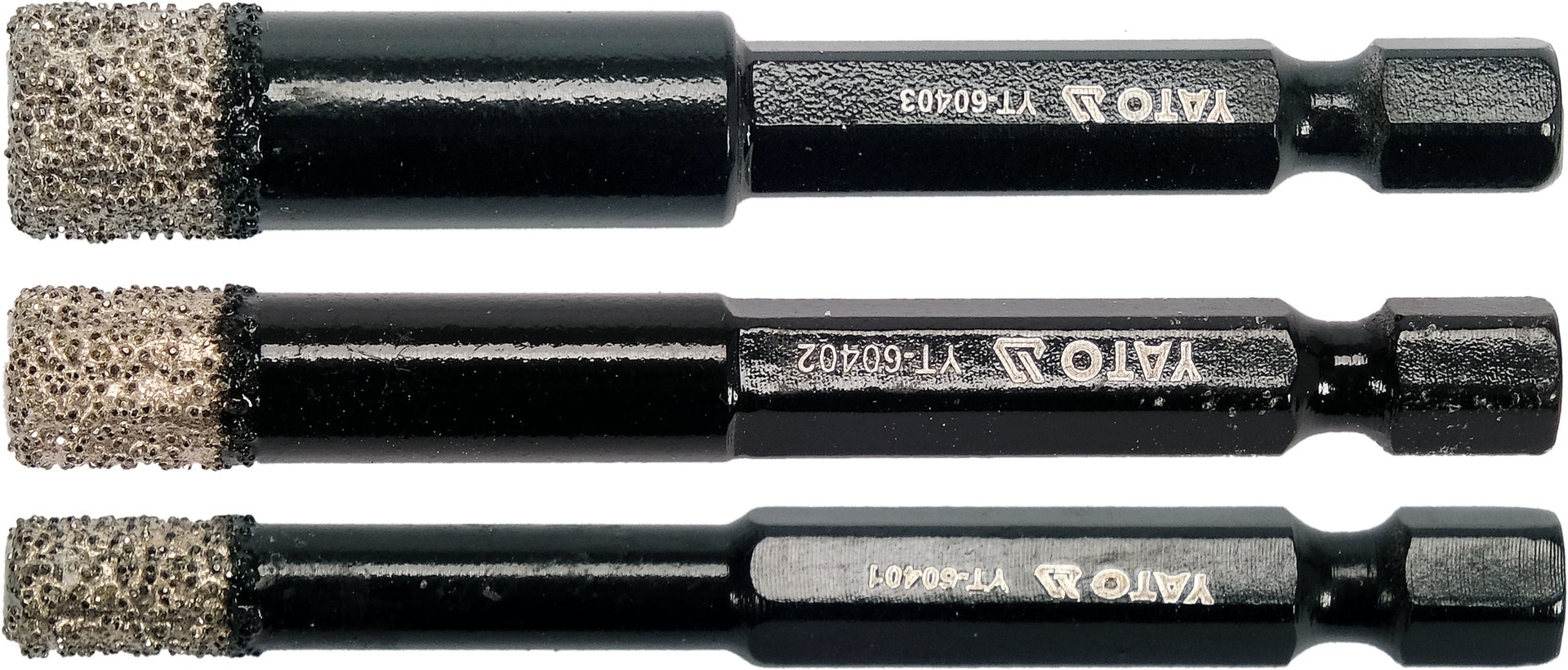 SET DIJ. KRUNA ZA BUŠENJE KERAMIKE I PORCULAN HEX 6,8,10mm