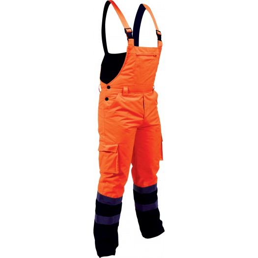 TYT-80964 RADNE HLAČE ZIMSKE TREGER HI-VIS S PODSTAVOM VEL. XXL