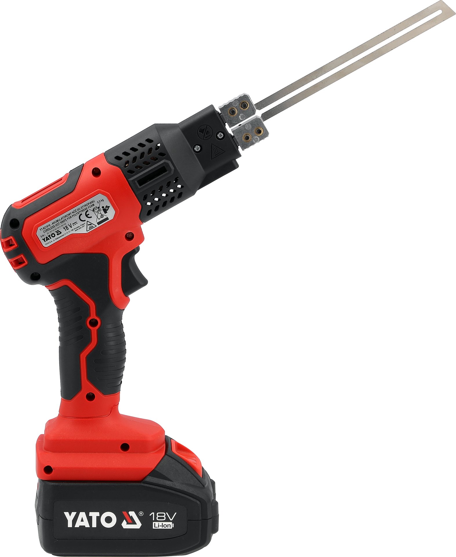 TYT-821915 AKU NOŽ ZA REZANJE EPS PLOČA 18V 4,0Ah 200mm KOFER