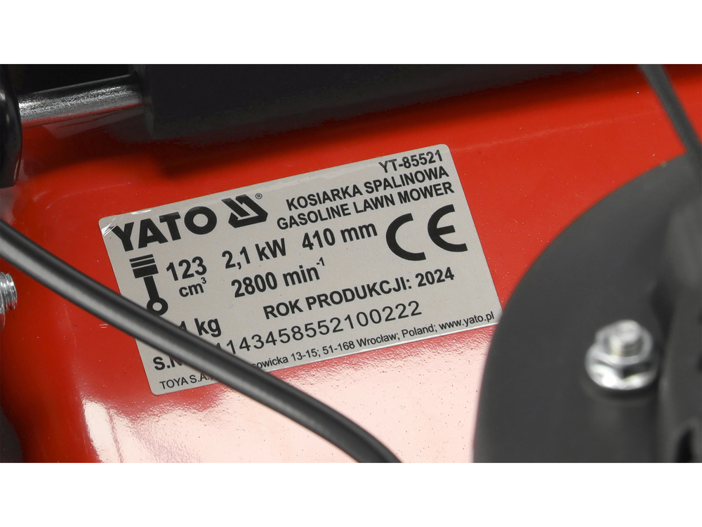 TYT-85521 BENZINSKA KOSILICA SAMOHODNA SA KOŠAROM 2,1Kw 41cm